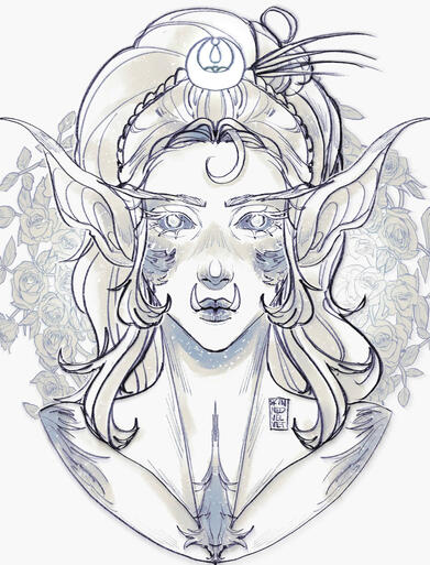 sketch bust example sketch bust example